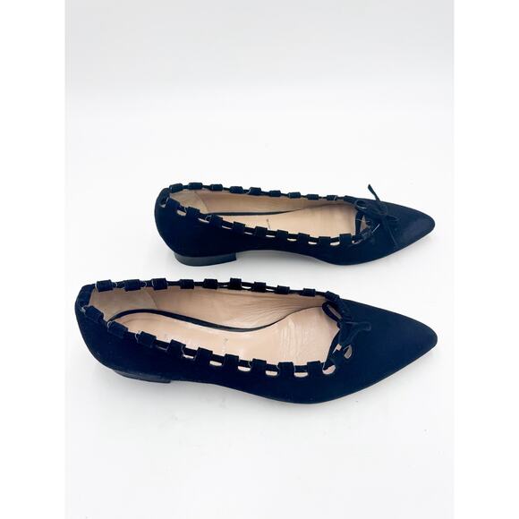 Ron White Pointed Toe Suede Flat Size 9.5